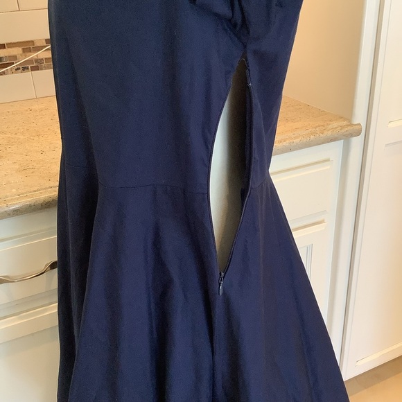 Giselle Shepatin Navy Blue Women's Dress Size 2 (Medium) Lagenlook - Picture 5 of 9